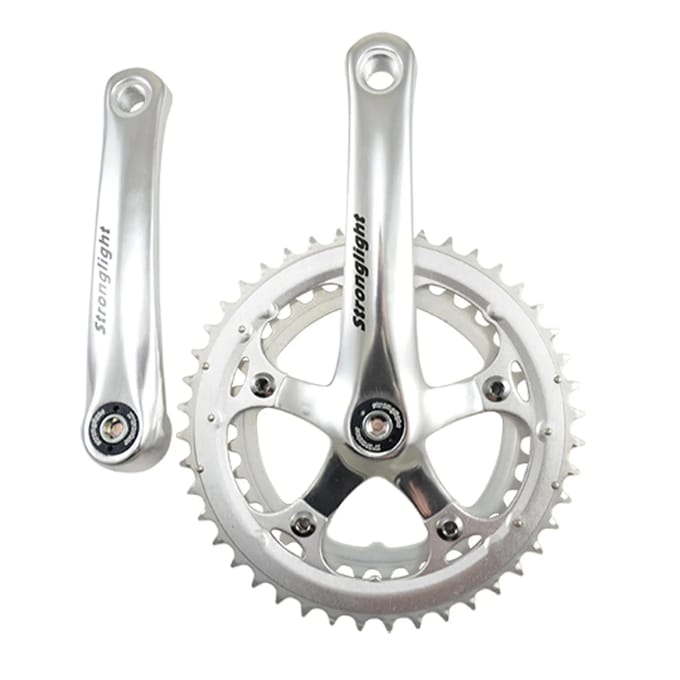 Dubbel crankstel Stronglight Impact Kidaluminium
