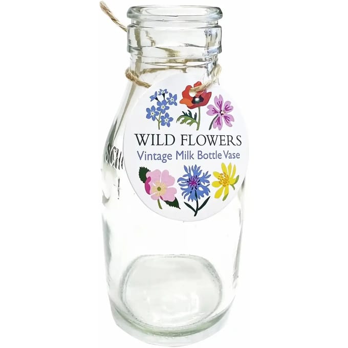 Schoolmelkflesvaas Rex London Wild Flowers