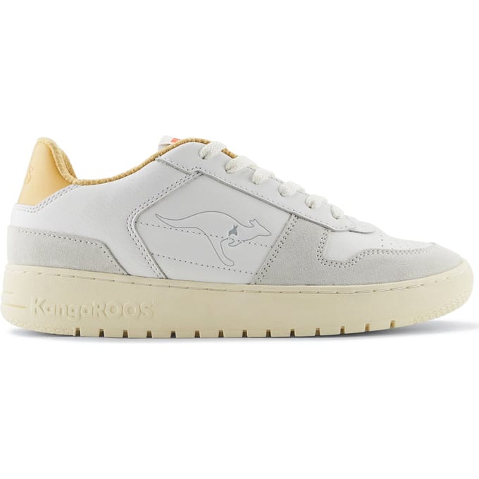 KangaRoos Unisex Game Lo Ii White/mustard Größe: 43 | Trainers Outlet | Unisex | Weiß
