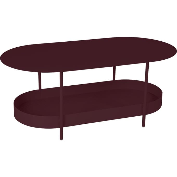 Fermob SALSA ovale tafel - B9 zwarte kers