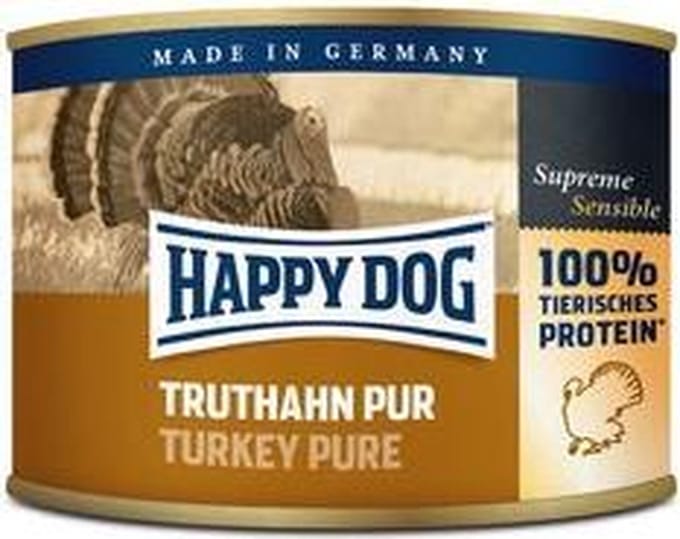 HappyDog Sensible Pure Texas - Kalkoen - 6 x 200 g