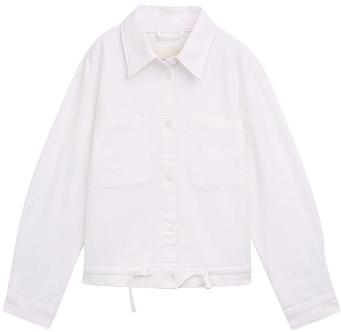 Tom Tailor Summer Spijkerjas Wit XS Vrouw