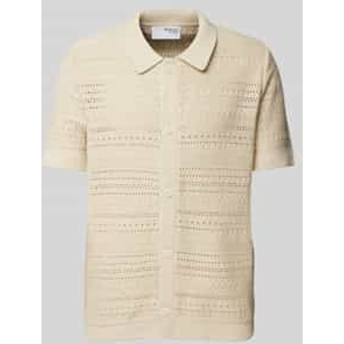 Regular fit vrijetijdsoverhemd met polokraag, model 'PALO'