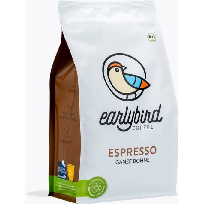 earlybird coffee Espresso Bio 500g