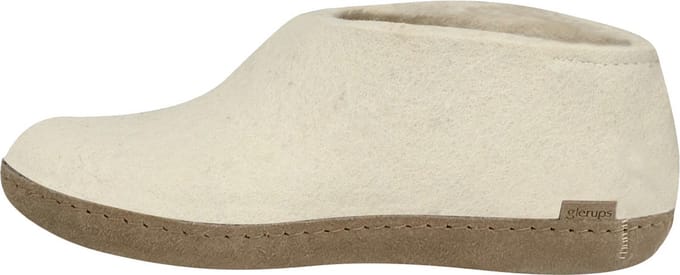 glerups Dames en Heren slippers Leren zool