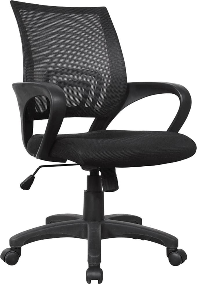 Linea bureaustoel - Felluca - met armleuning - zwart