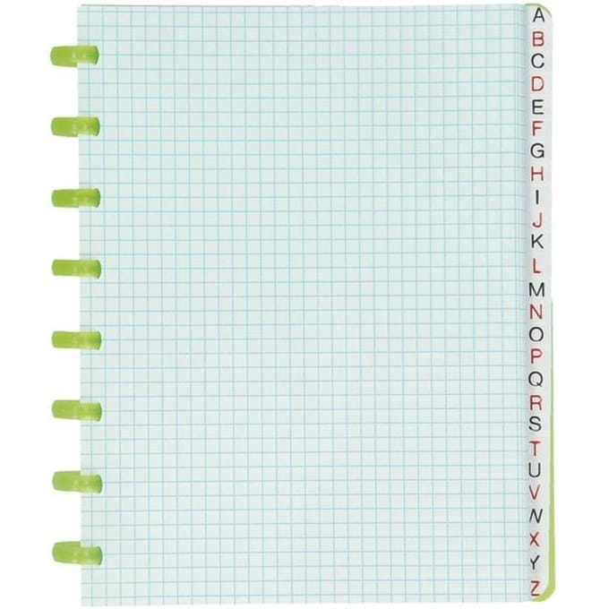 Atoma repertorium, ft A5, transparant, geruit 5mm