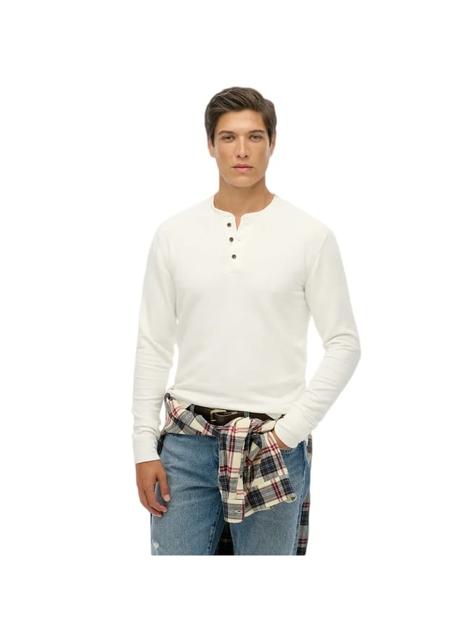 Superdry - The Merchant Store - Grandad Top - Heren - Tops