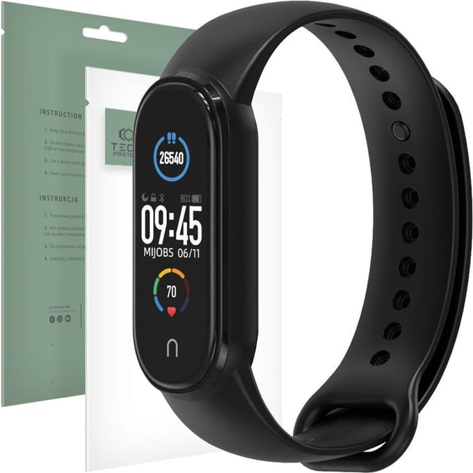 Tech-Protect IconBand Strap for Xiaomi Mi Smart Band 5 / 6 / 7 / NFC - Black