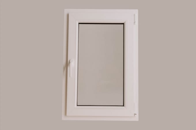 MARIANOVYCH PVC-raam 600x750 draai-kiep rechts wit