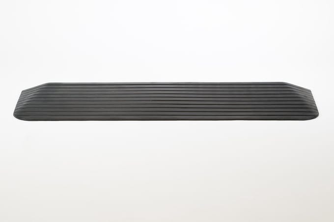 Rubber drempelhulp 2,6 cm met schuine zijvlakken