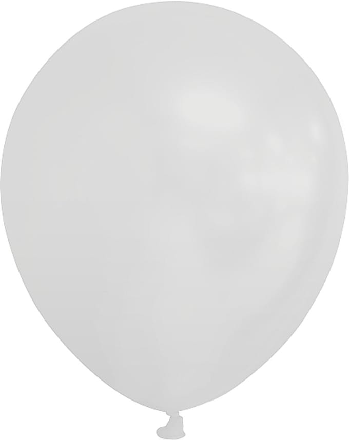 Ballonnen klein grijs 100 stuks - 5 inch