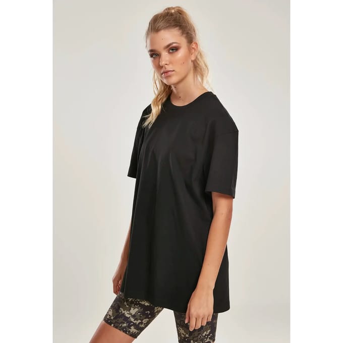 Urban Classics Oversized Boyfriend Tee Dames T-shirt - zwart - M