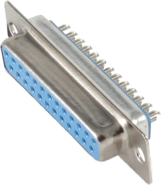 Seriële RS232 connector 25-pins SUB-D (v) / solderen