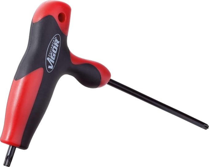 T-greep Schroevendraaier met Torx Kop | Maat T25
