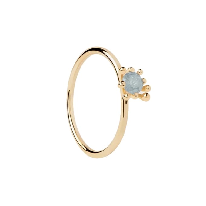P D Paola Color 925 Sterling Silver Ring with Gold Plating AN01-C93-12