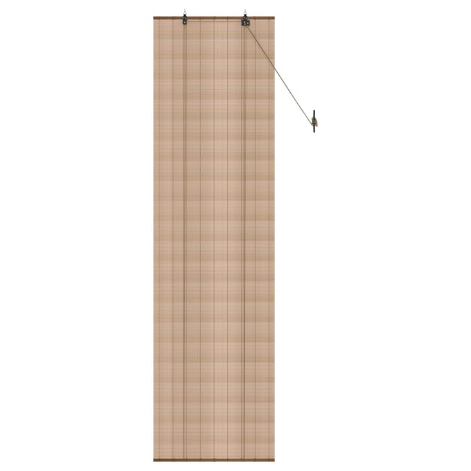 vidaXL - Rolgordijn - Bruin - 40 - x - 220 - cm - Bamboe