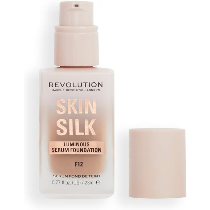 Makeup Revolution Silk Serum Foundation 23ml (Verschillende Tinten) - F12