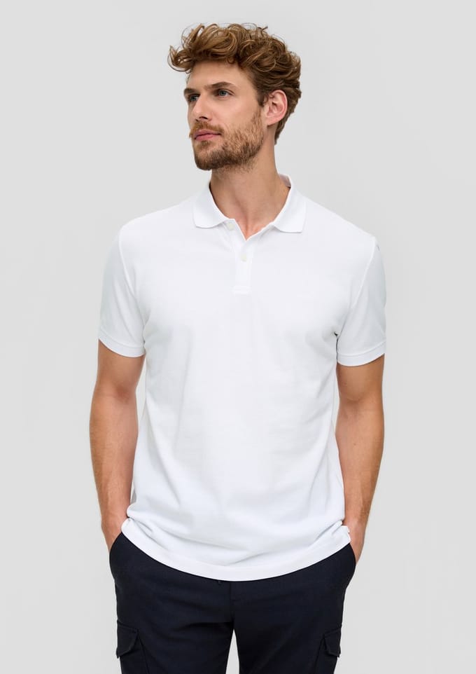 regular fit poloshirt van puur katoen