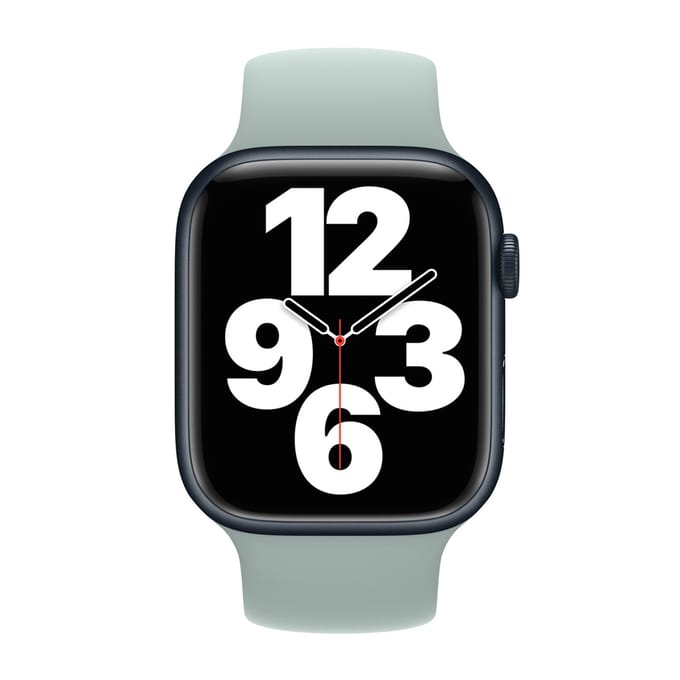 Apple Siliconen solobandje voor de Apple Watch | 38/40/41/42 mm - Maat 9 - Succulent
