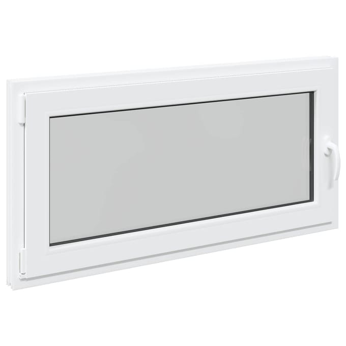 vidaXL - Kleur - binnenkant - kelderraam - Wit - RISOR - 120 - x - 60 - cm