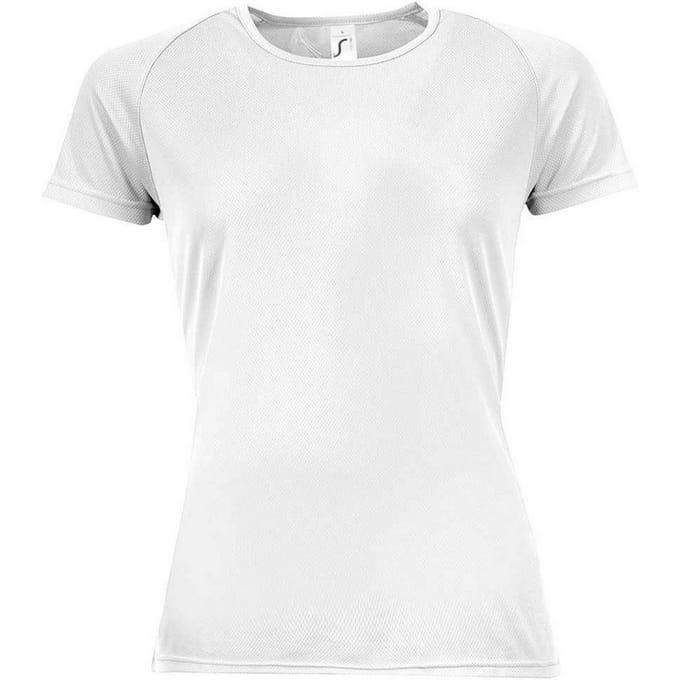 SOLS Dames/Dames Sportief Raglan T-shirt (Wit)