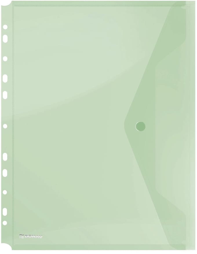 Enveloptas, A4, geperforeerd, groen