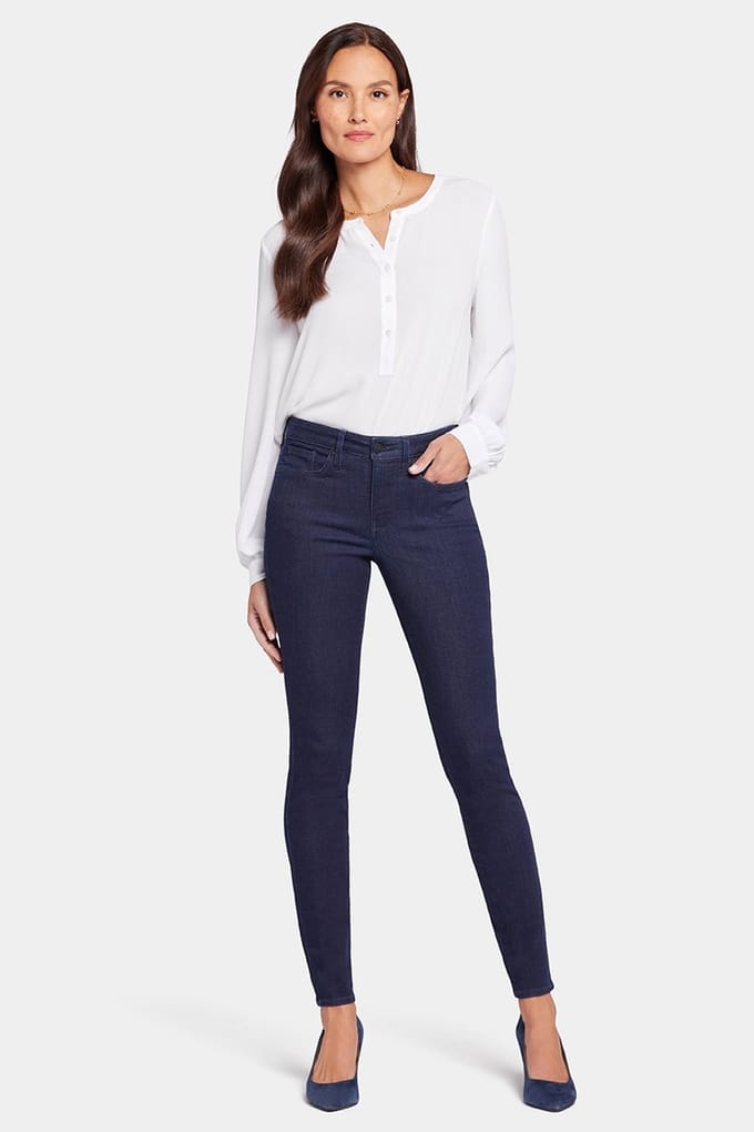 Ami Skinny Jeans Donkerblauwe Premium Denim (Lang)