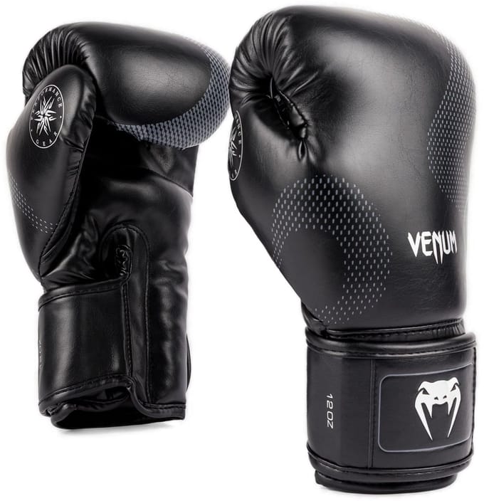 Venum Nexus Bokshandschoenen Zwart Zilver - 10 OZ