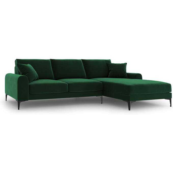 4.5-zitshoekbank Madara rechts velvet | Mazzini Sofas