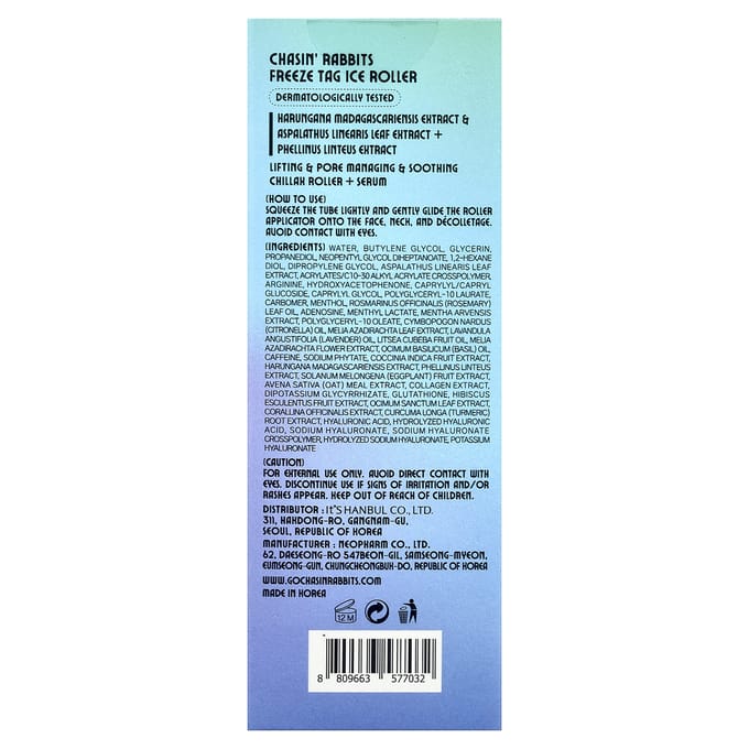 CHASIN' RABBITS Vang de Vriezer IJsroller Serum 50ml  (3 opties) #50ml x 1pcs white