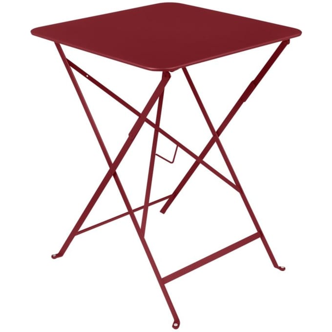 Fermob BISTRO klaptafel vierkant - 43 chili mat - 57 x 57 cm