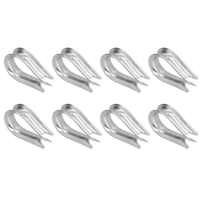 50 stuks Staalkabel Oogbout Roestvrij Staal Kabeltuigage Gereedschap voor de Scheepsbouw(M3(3 mm) )