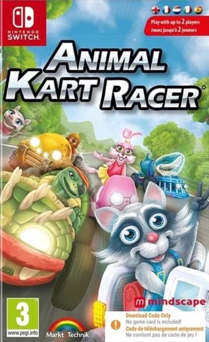 Animal Kart Racer (Code in a Box)/nintendo switch