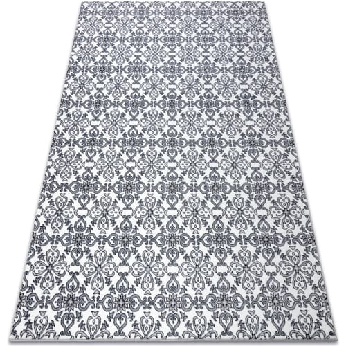 Kleden Rugsx Tapijt ARGENT - W4949 Bloem wit / 200x290 cm