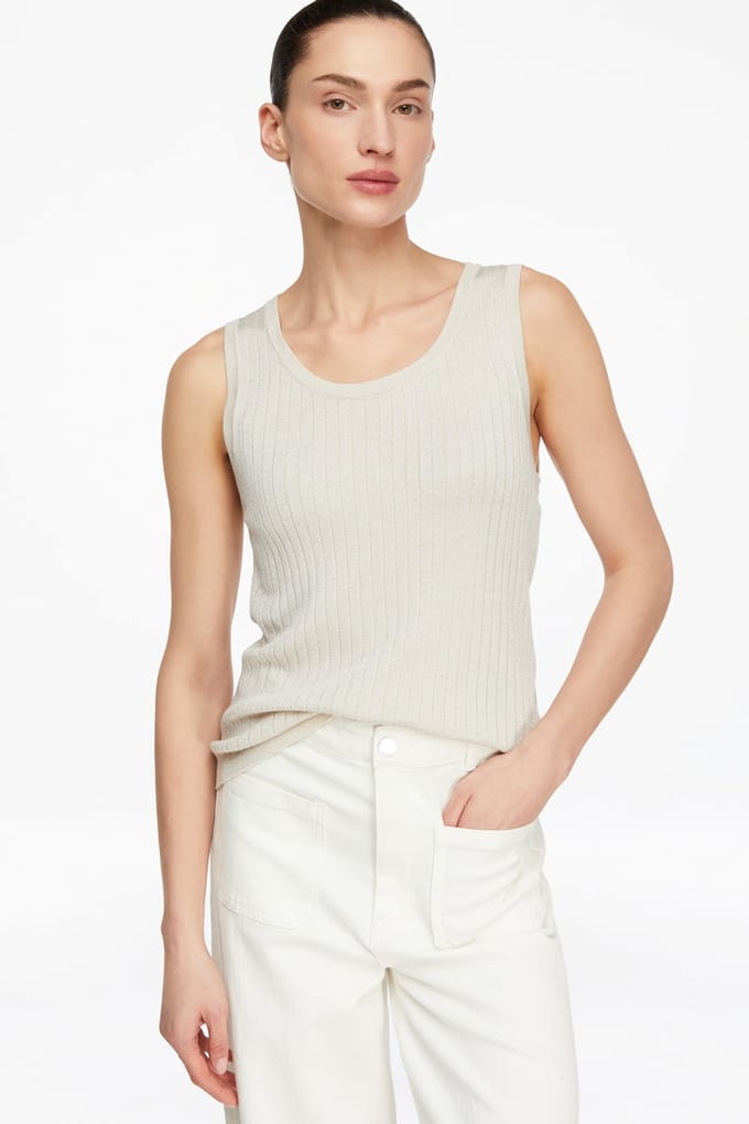Comma  Pullover Beige Taglia: 46 | Canottiere Outlet | Donna | Marrone
