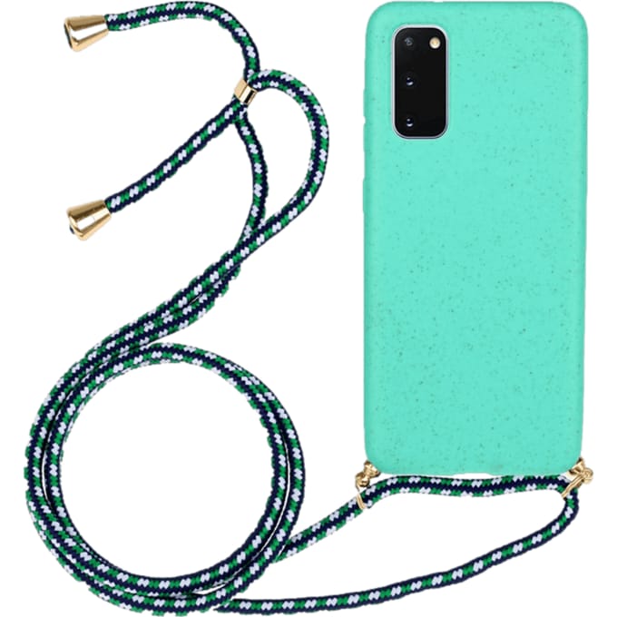 Mocaa Samsung Galaxy S20 Telefoonhoesje met Koord Groen