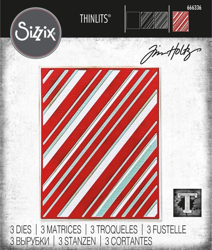 Sizzix Thinlits Ponssjabloon "Layered Stripes by Tim Holtz"