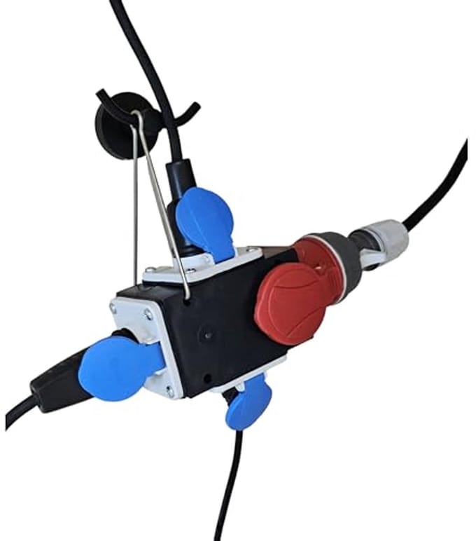 CEE Adapter 380V naar 230V - 16A Stroomdistributie voor Werkplaats, Garage en Fabriek
