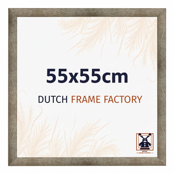 Fotolijst 55x55 cm - MDF - Metaal Vintage - Benno