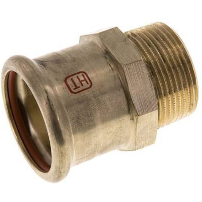 Perskoppeling - 42mm Persmof & R 1-1/4'' Buiseinde - Koperlegering
