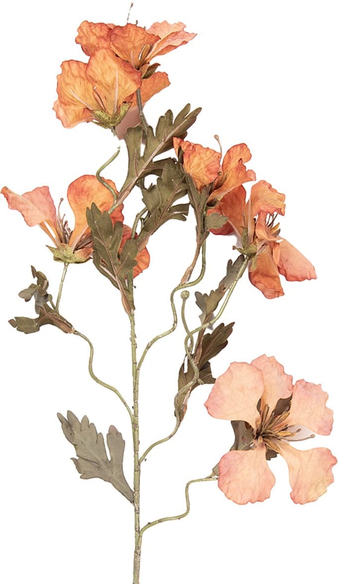 Clayre & Eef Kunstbloem 82 cm Oranje Kunststof