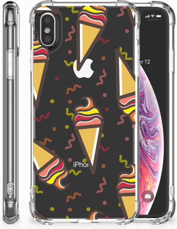 Apple iPhone Xs Max Beschermhoes Icecream