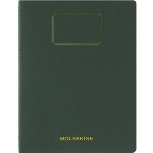 Moleskine Schrift Student XXL - Zachte kraft - Blanco - Mirte Groen
