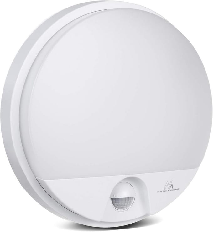 LED-lamp met infrarood bewegingssensor 1100lm 15W IP54 - Wit
