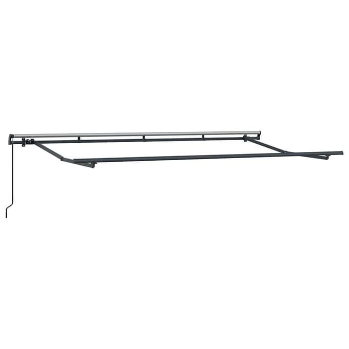 vidaXL - Zonnescherm - Frame - Antraciet - 4 - x - 2 - m - Metaal