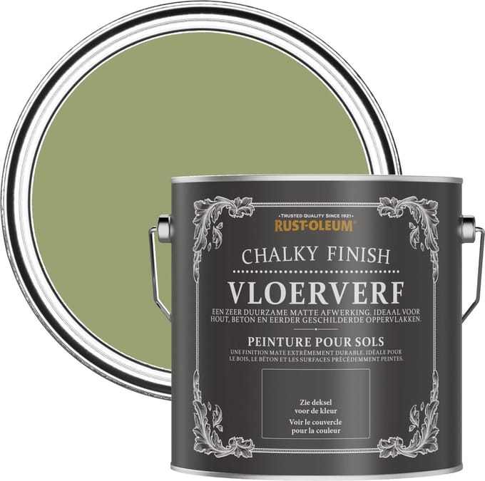 Rust-Oleum Groen Vloerverf - Familiar Ground 2,5L