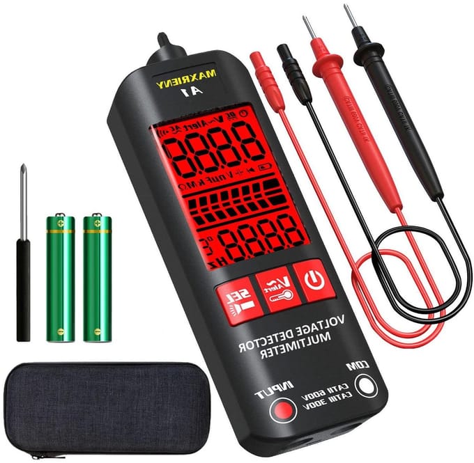 Digitale Multimeter - Spanningstester Voltmeter - Elektrische Metingen - Intelligente Automatische Modus - 3 Resultaten Weergave