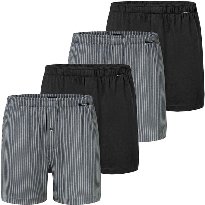 SCHIESSER Boxershorts Verpakking van 4