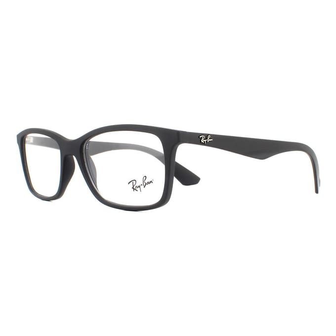 Ray-ban bril rx7047 5196 mat zwarte mannen vrouwen